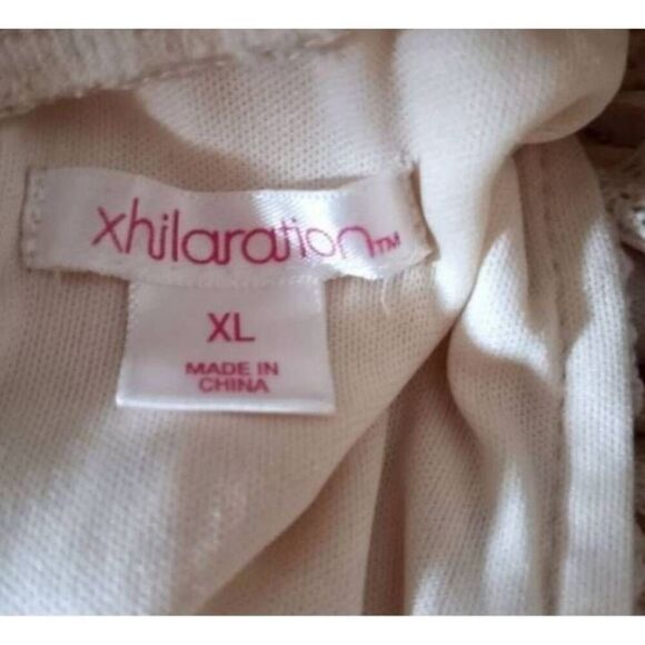 XHILARATION CREAM CROCHET DRESS SZ.XL EUC. - Picture 6 of 7